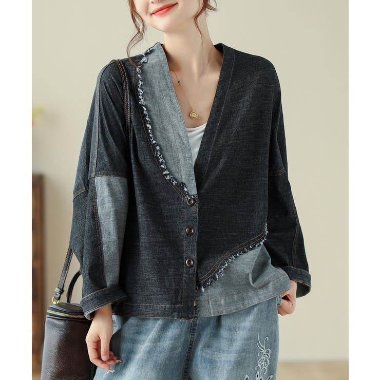 デニム切り替えジャケット | Ulysses | 詳細画像2 