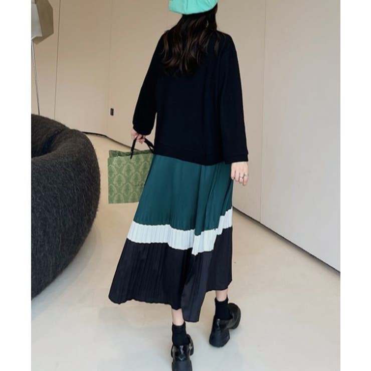 切り替え長袖ワンピース | Ulysses | 詳細画像2 