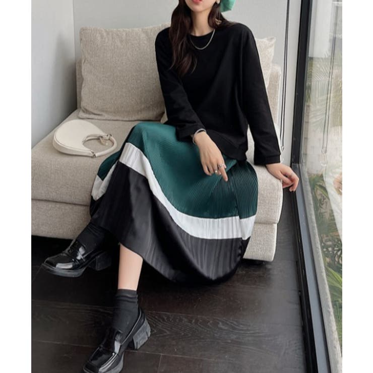 切り替え長袖ワンピース | Ulysses | 詳細画像4 