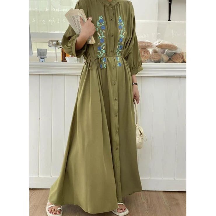 刺繍長袖ワンピース | Ulysses | 詳細画像2 