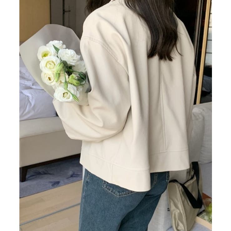 長袖PUジャケットジャケット | Ulysses | 詳細画像4 