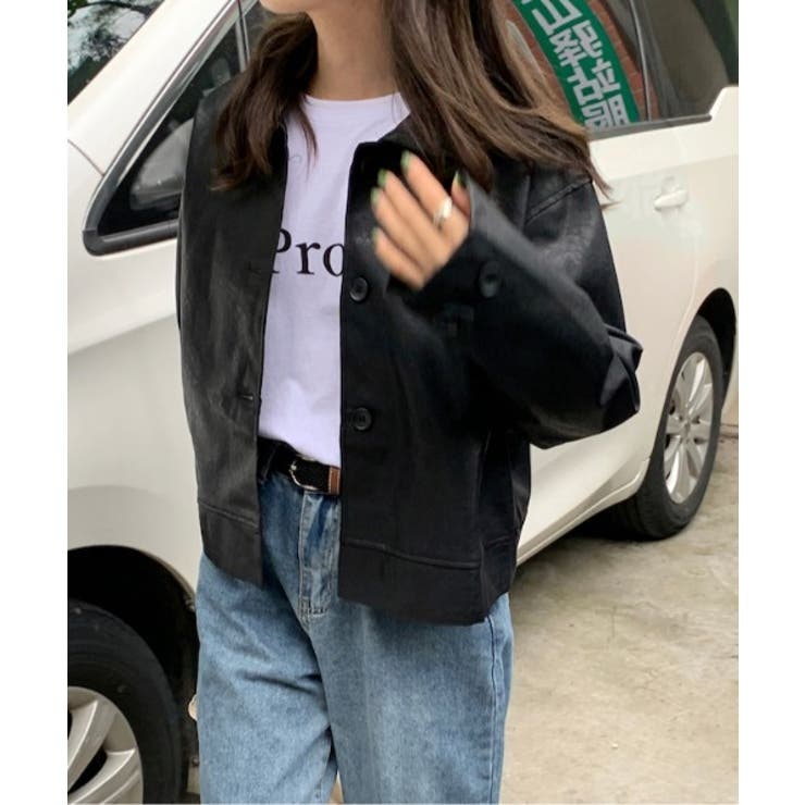 長袖PUジャケットジャケット | Ulysses | 詳細画像5 