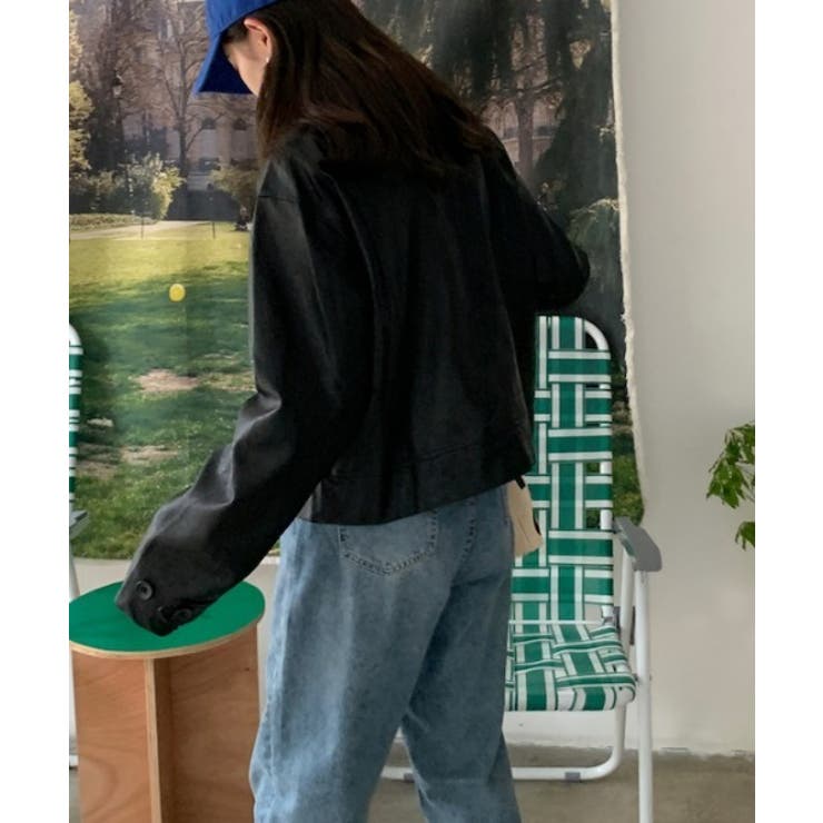 長袖PUジャケットジャケット | Ulysses | 詳細画像6 