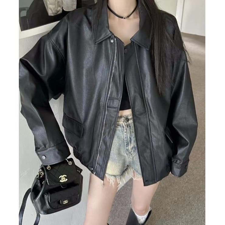 ブラック | ポケットPUジャケット | Ulysses