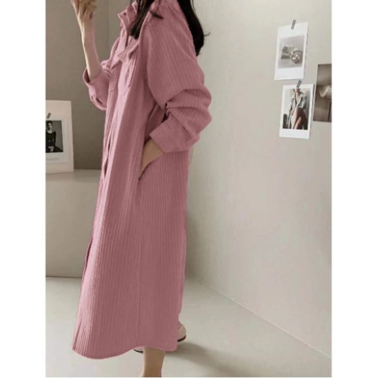 シングルブレスト長袖ワンピース | Ulysses | 詳細画像1 