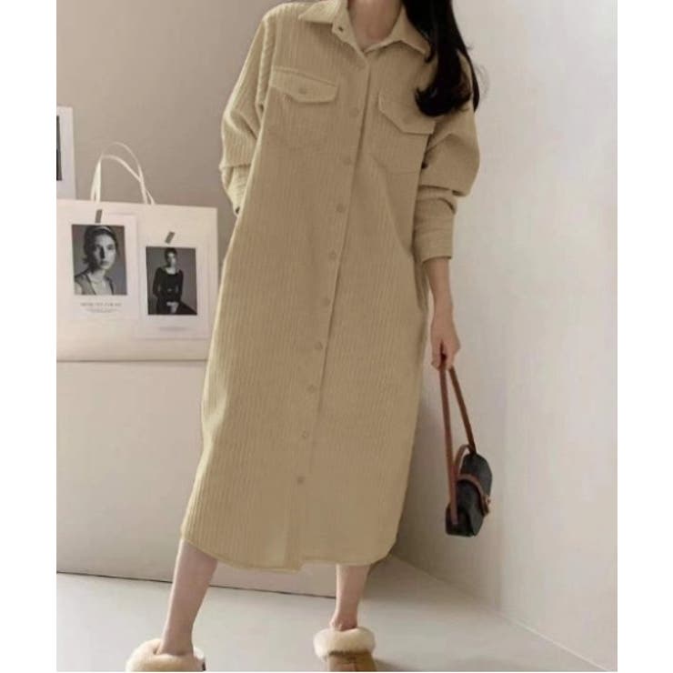 シングルブレスト長袖ワンピース | Ulysses | 詳細画像3 