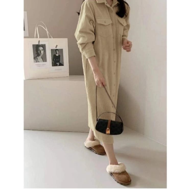 シングルブレスト長袖ワンピース | Ulysses | 詳細画像4 