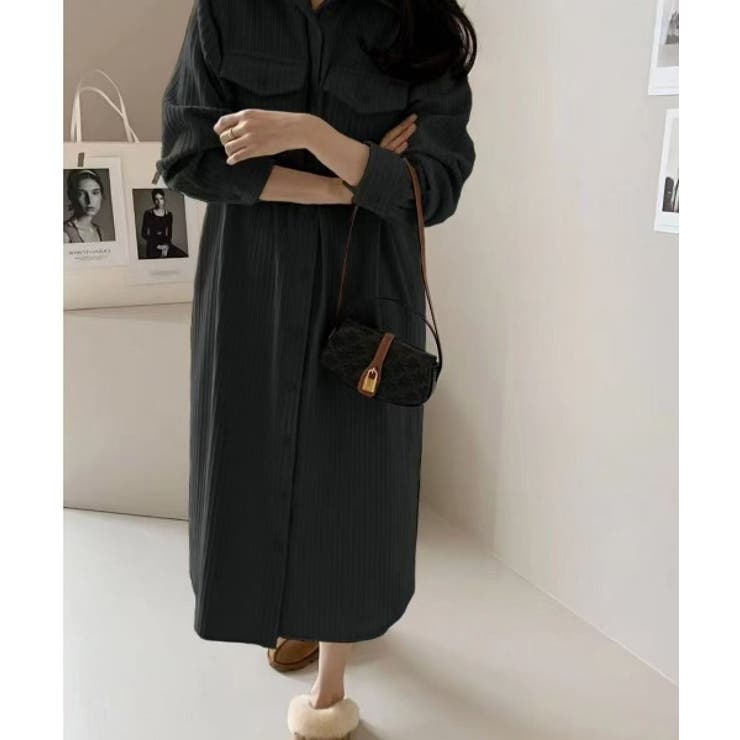 シングルブレスト長袖ワンピース | Ulysses | 詳細画像6 