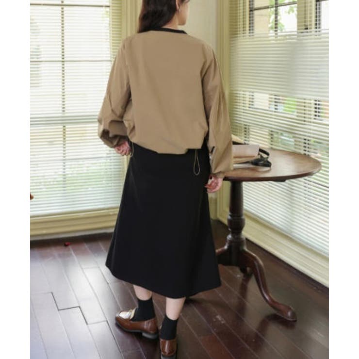 フェイクレイヤードクルーネックワンピース | Ulysses | 詳細画像4 