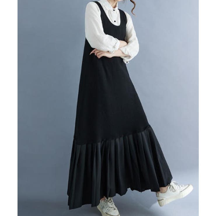 ニット切り替え袖なしワンピース | Ulysses | 詳細画像3 