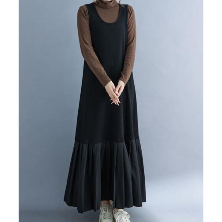 ニット切り替え袖なしワンピース | Ulysses | 詳細画像4 