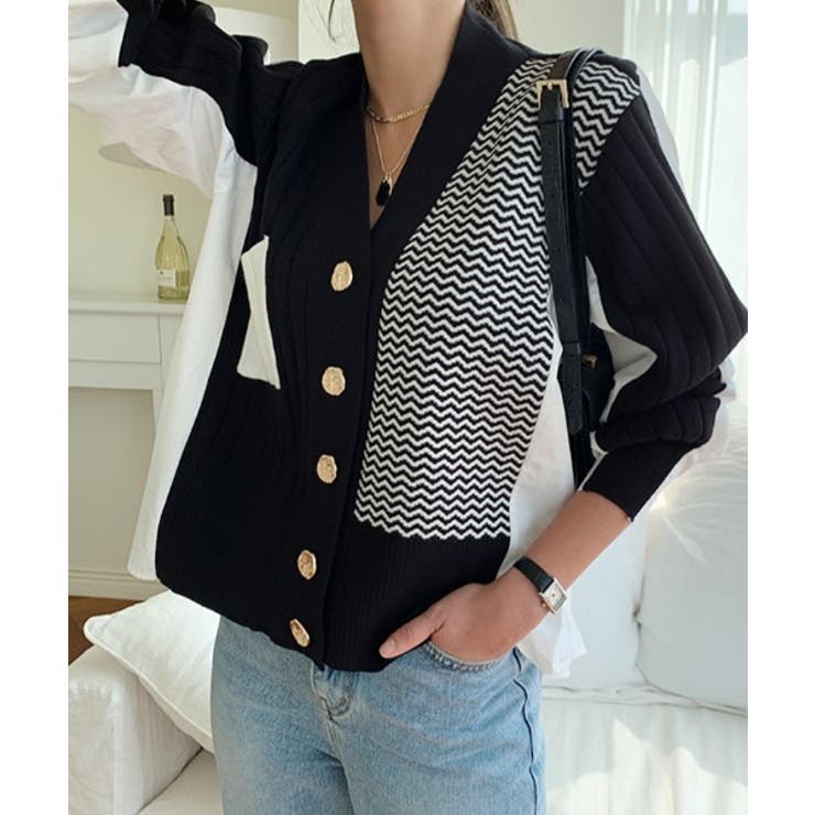 ニット切り替えトップス | Ulysses | 詳細画像1 