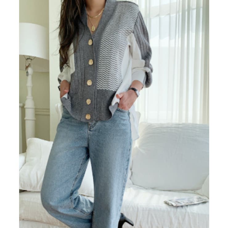 ニット切り替えトップス | Ulysses | 詳細画像6 