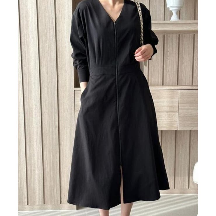 Vネックジップスワンピース | Ulysses | 詳細画像4 