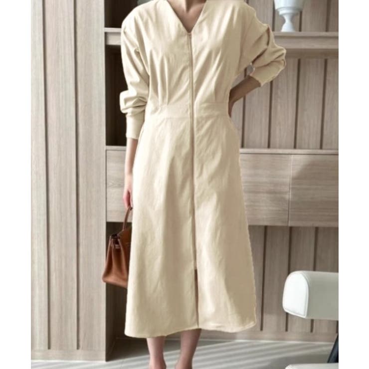 Vネックジップスワンピース | Ulysses | 詳細画像7 