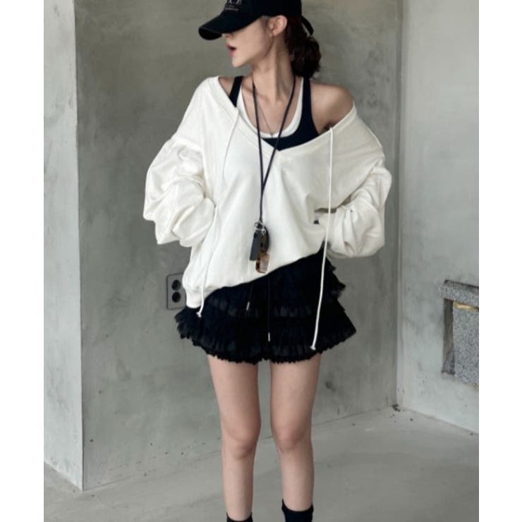 リバーシブルVネックトレーナー | Ulysses | 詳細画像2 