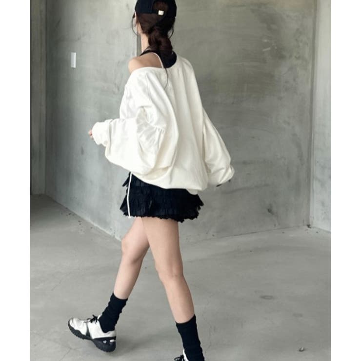 リバーシブルVネックトレーナー | Ulysses | 詳細画像4 