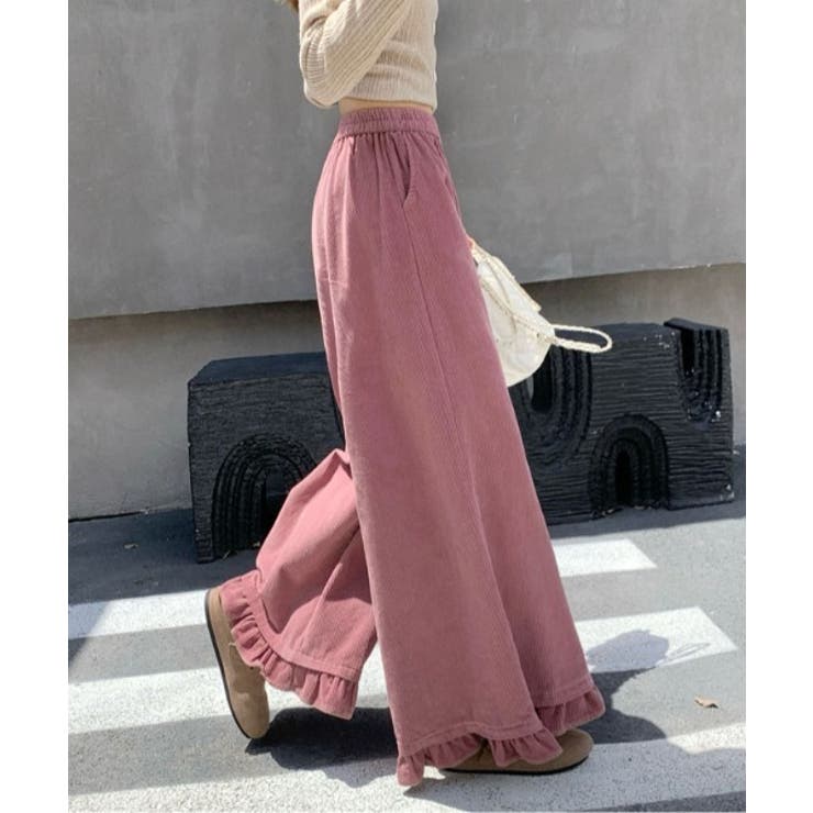 フリルコーデュロイパンツ | Ulysses | 詳細画像1 