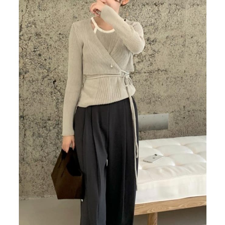 フェイクレイヤードニットセーター | Ulysses | 詳細画像1 