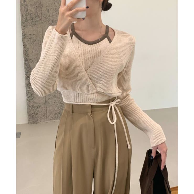 フェイクレイヤードニットセーター | Ulysses | 詳細画像4 