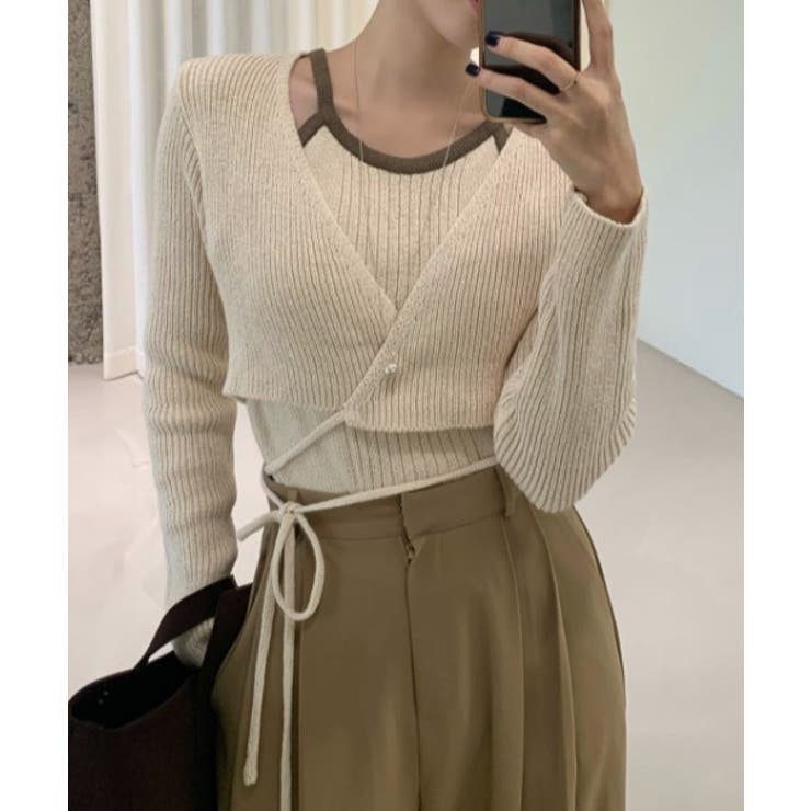 フェイクレイヤードニットセーター | Ulysses | 詳細画像5 