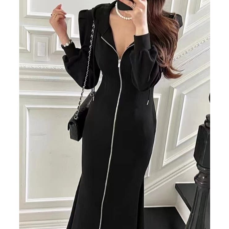 ジップスパーカワンピース | Ulysses | 詳細画像1 