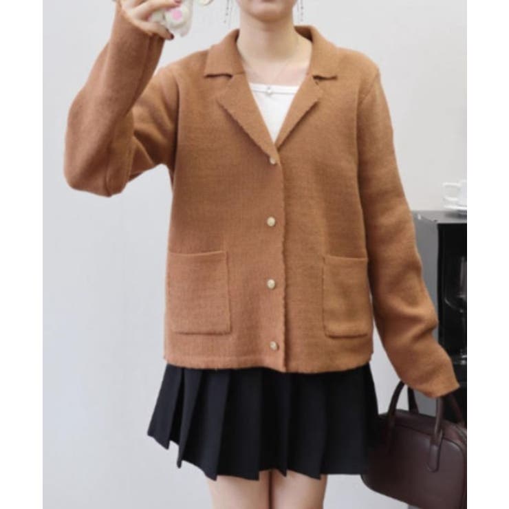 モカ | ボタンでニットセーター | Ulysses