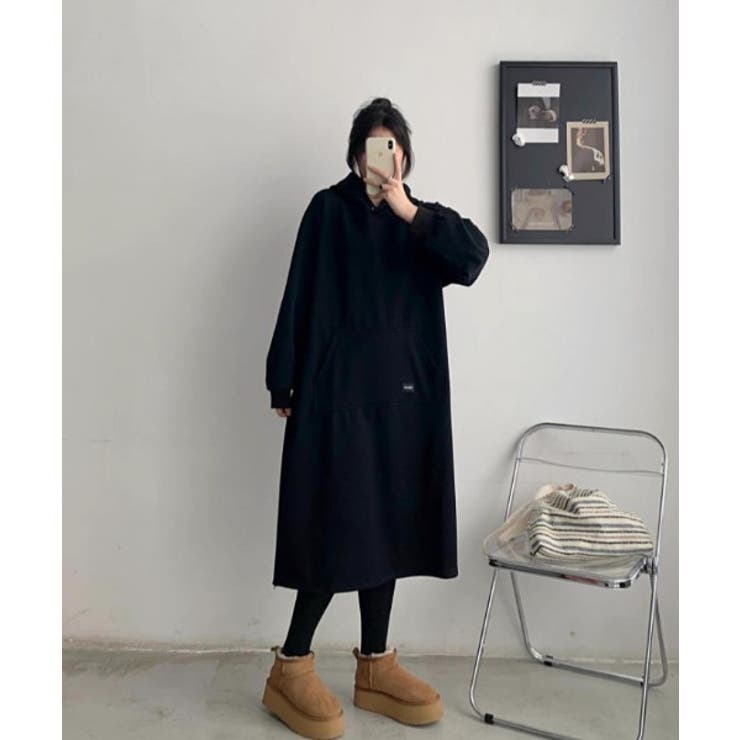 裏起毛パーカワンピース | Ulysses | 詳細画像2 