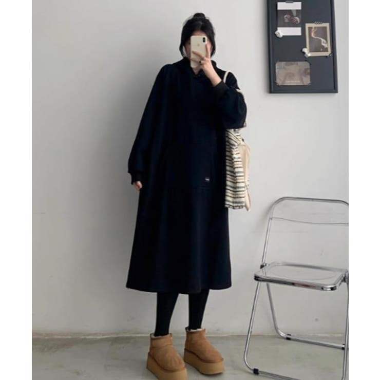 裏起毛パーカワンピース | Ulysses | 詳細画像4 