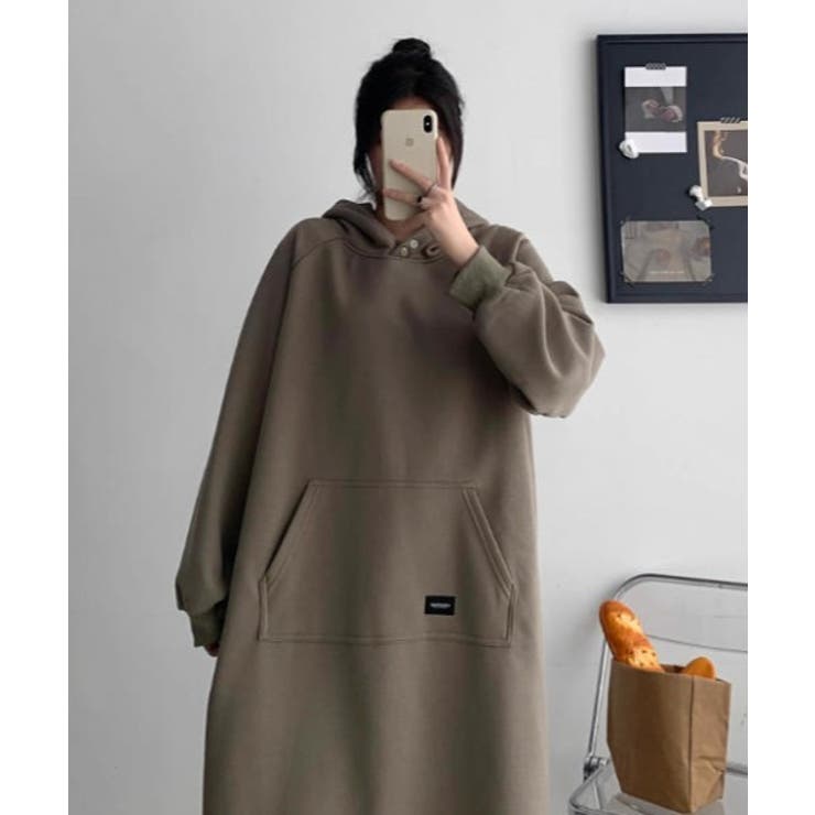 裏起毛パーカワンピース | Ulysses | 詳細画像5 