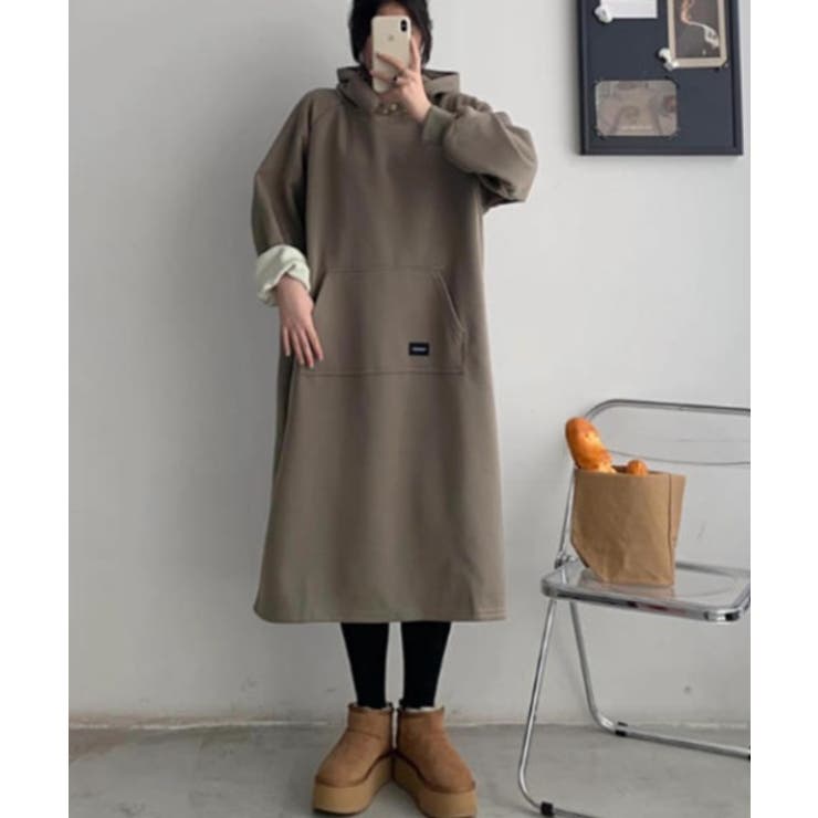 裏起毛パーカワンピース | Ulysses | 詳細画像6 