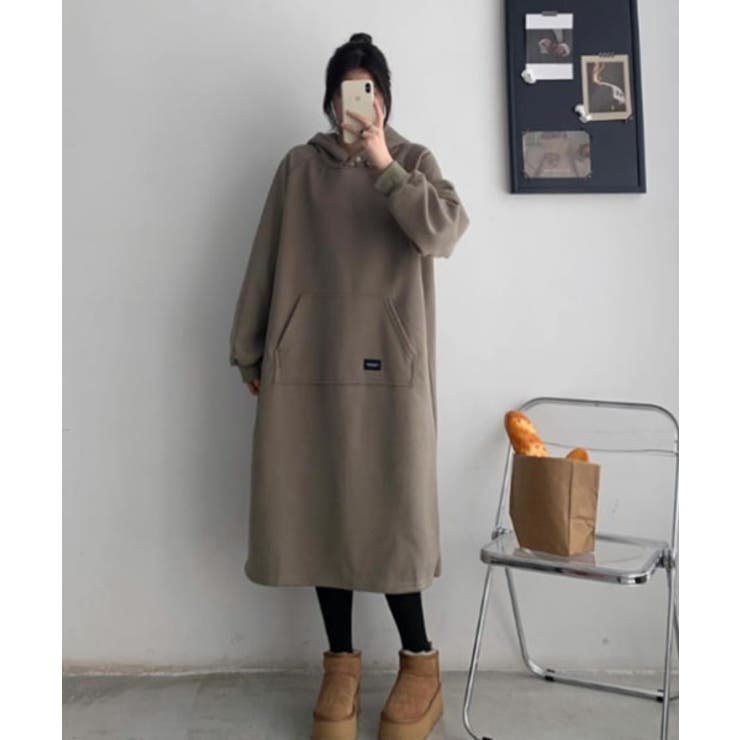 裏起毛パーカワンピース | Ulysses | 詳細画像7 