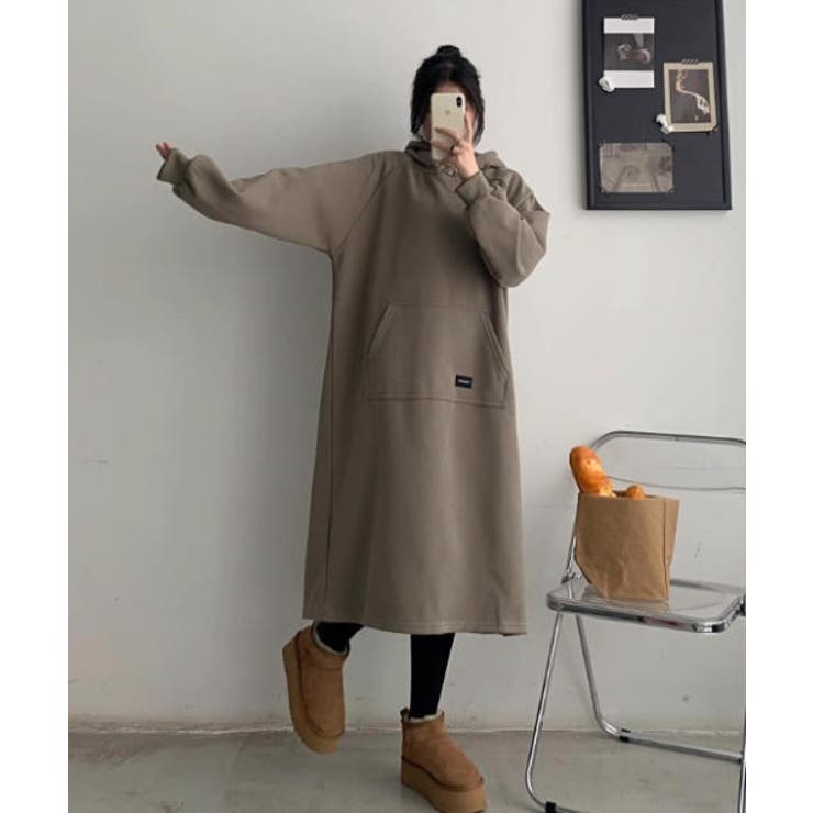 裏起毛パーカワンピース | Ulysses | 詳細画像8 