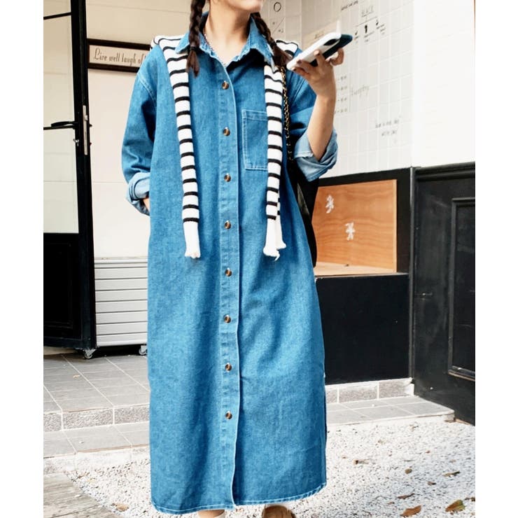 シングルブレストデニムワンピース | Ulysses | 詳細画像5 