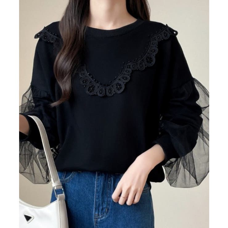 チュール切り替えトレーナー | Ulysses | 詳細画像1 