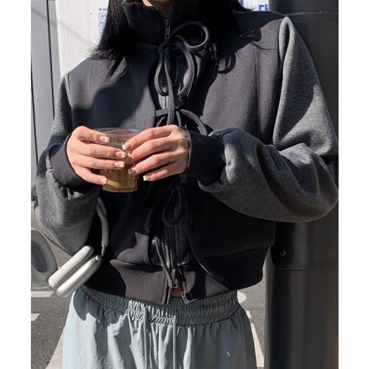 ダブルジップスタンドカラー切り替えポケットジャケット | Ulysses | 詳細画像1 