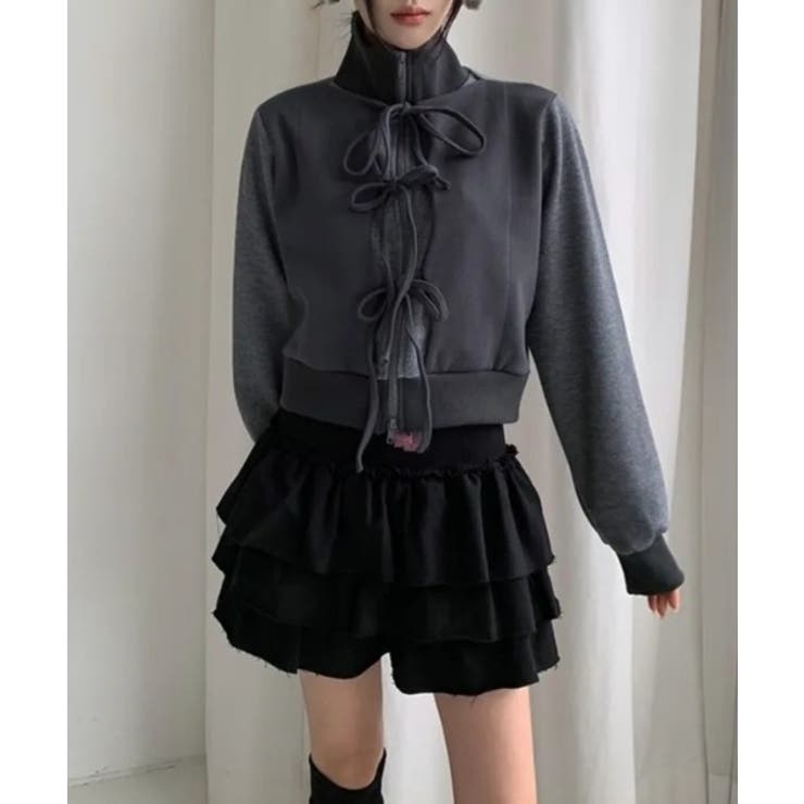 ダブルジップスタンドカラー切り替えポケットジャケット | Ulysses | 詳細画像9 