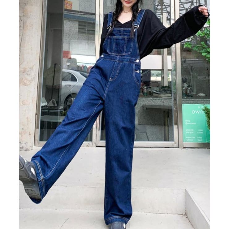 ダークブルー | ポケットデニムサロペット | Ulysses