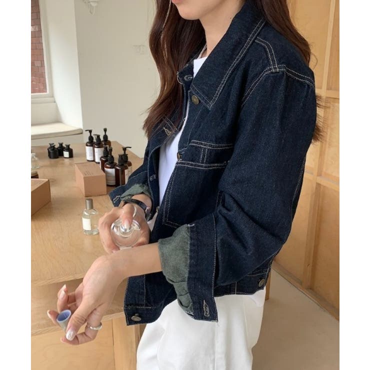 ポケットボタンダウンボタンでデニムジャケット | Ulysses | 詳細画像6 