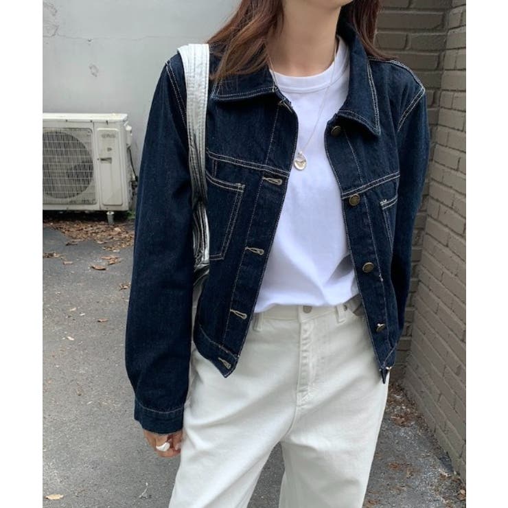 ポケットボタンダウンボタンでデニムジャケット | Ulysses | 詳細画像7 