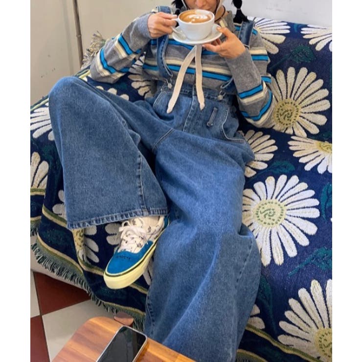 ブルー | ポケットデニムサロペット | Ulysses