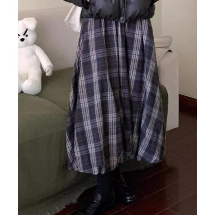 チェック柄ポケットスカート | Ulysses | 詳細画像1 