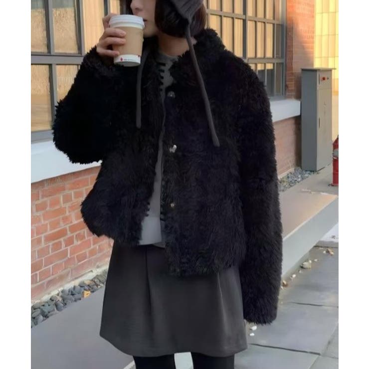 ブラック | 襟付きボタンでジャケット | Ulysses