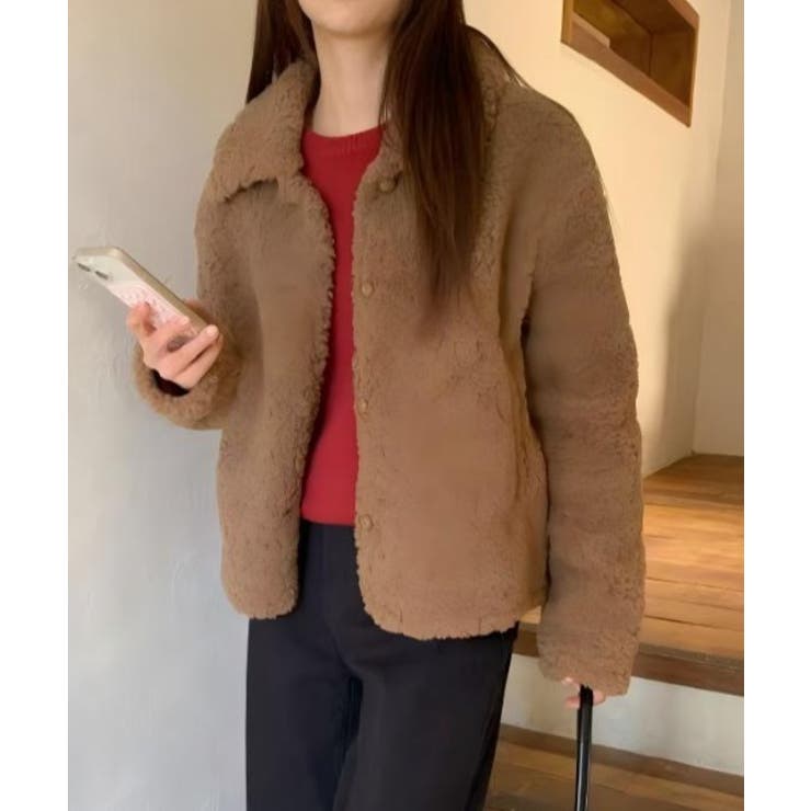 襟付きボタンでファージャケット | Ulysses | 詳細画像3 