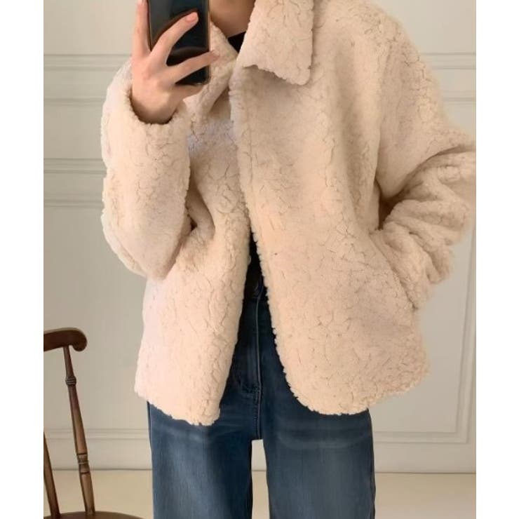 襟付きボタンでファージャケット | Ulysses | 詳細画像4 