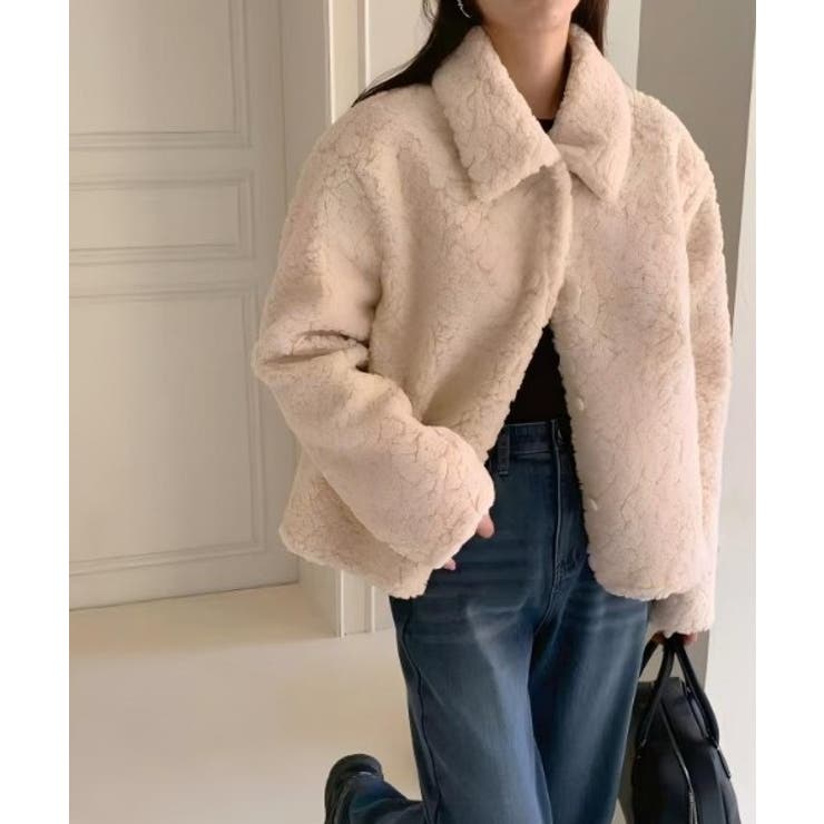 襟付きボタンでファージャケット | Ulysses | 詳細画像5 