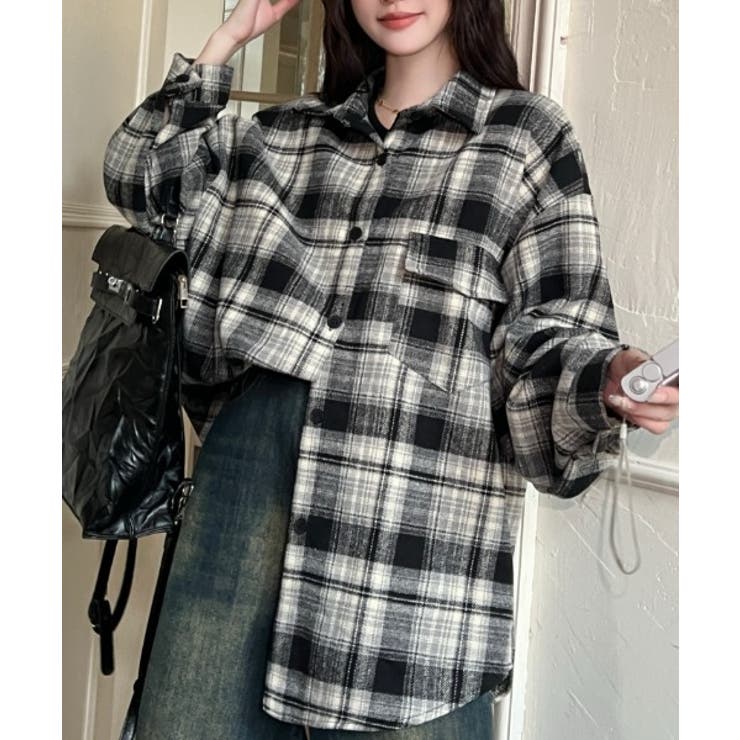 ボタンダウンチェック柄ボタンでジャケット | Ulysses | 詳細画像1 