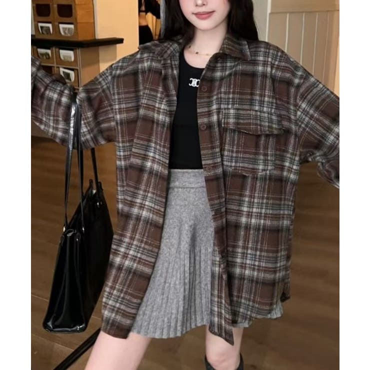 ボタンダウンチェック柄ボタンでジャケット | Ulysses | 詳細画像3 