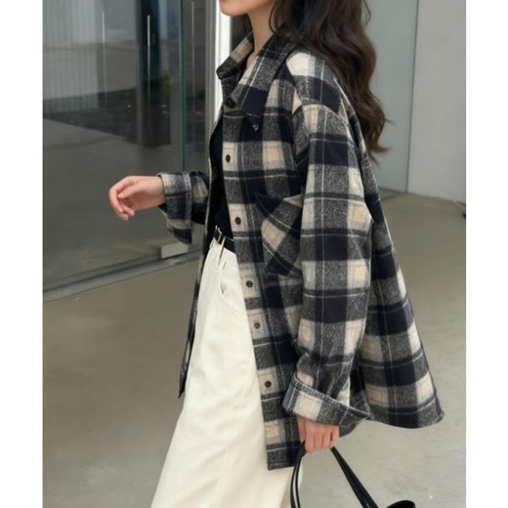ボタンダウンチェック柄ボタンでジャケット | Ulysses | 詳細画像1 