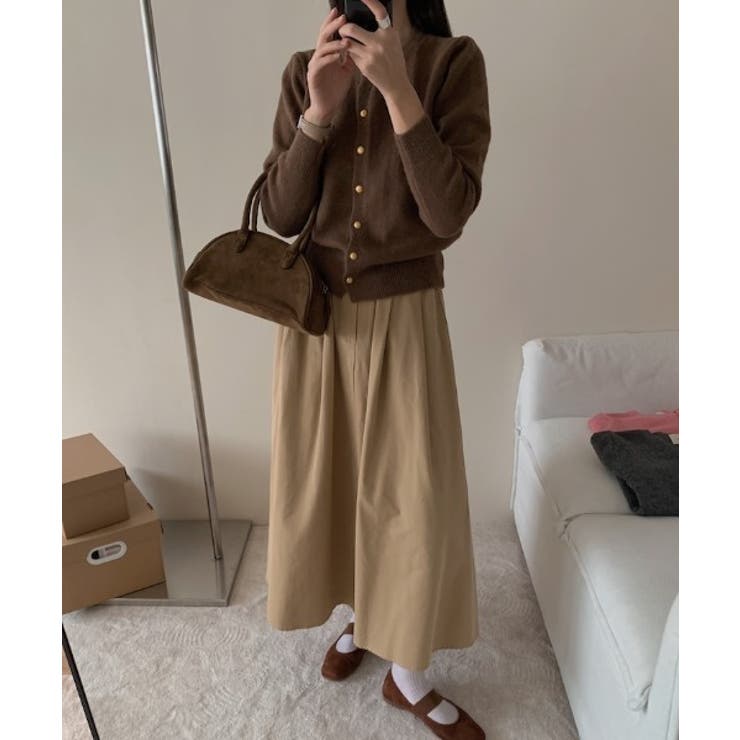 クルーネックボタンでカーディガン | Ulysses | 詳細画像1 